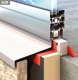 Anwendungsbild zur Folienführung der TEROSON FO SD3 unterhalb einer Fensterbank zum Fassade abdichten.