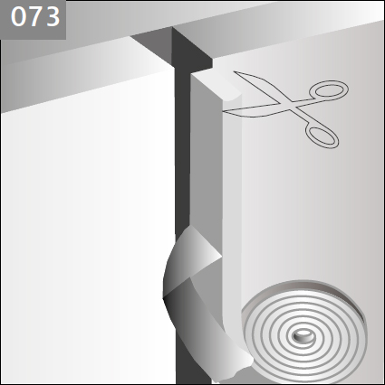 Bild eines Fensterausschnittes mit Glattstrich zur Darstellung der Anwendung von Dichtfolien.